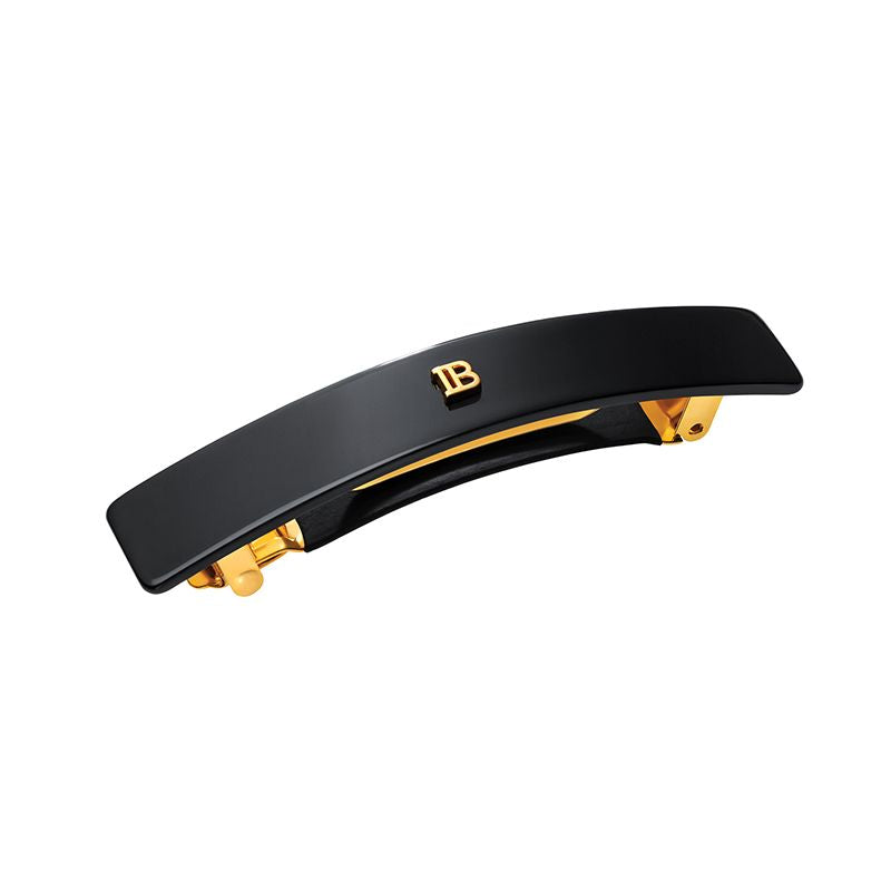Agrafa Balmain - Barrette Pour Cheveux Medium Black