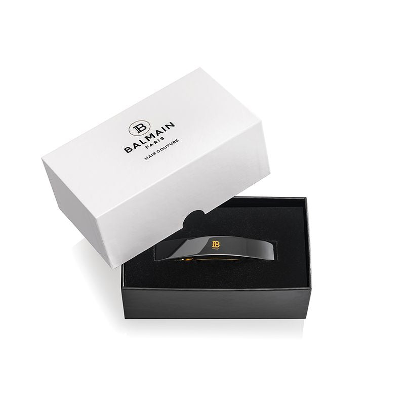 Agrafa Balmain - Barrette Pour Cheveux Medium Black