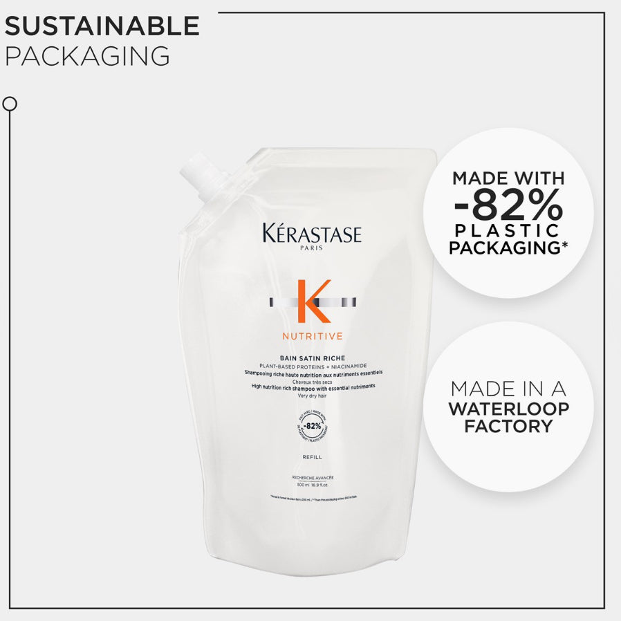 Kerastase Nutritive Satin Riche Șampon REFILL 500 ml