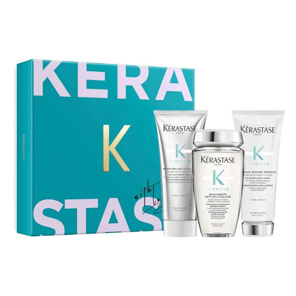 Set Cadou Kérastase Symbiose – Rutină Celulară Anti-Mătreață pentru Scalp Gras