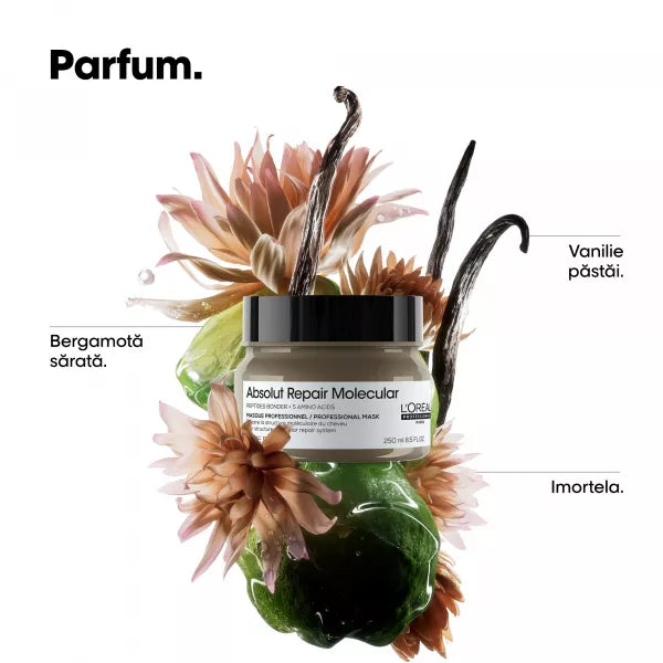 L’Oreal Absolut Repair Molecular Mască 250 ml