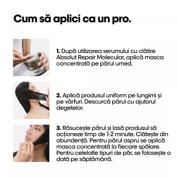 L’Oreal Absolut Repair Molecular Mască 500 ml