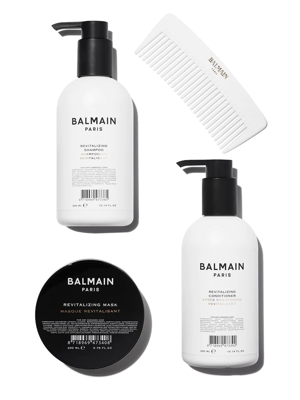 New Set de îngrijire revitalizantă Balmain Hair Couture 300/300/200ml