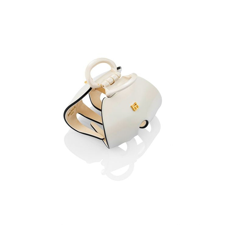 New Balmain Pince à Cheveux Imperiale Alb/Negru
