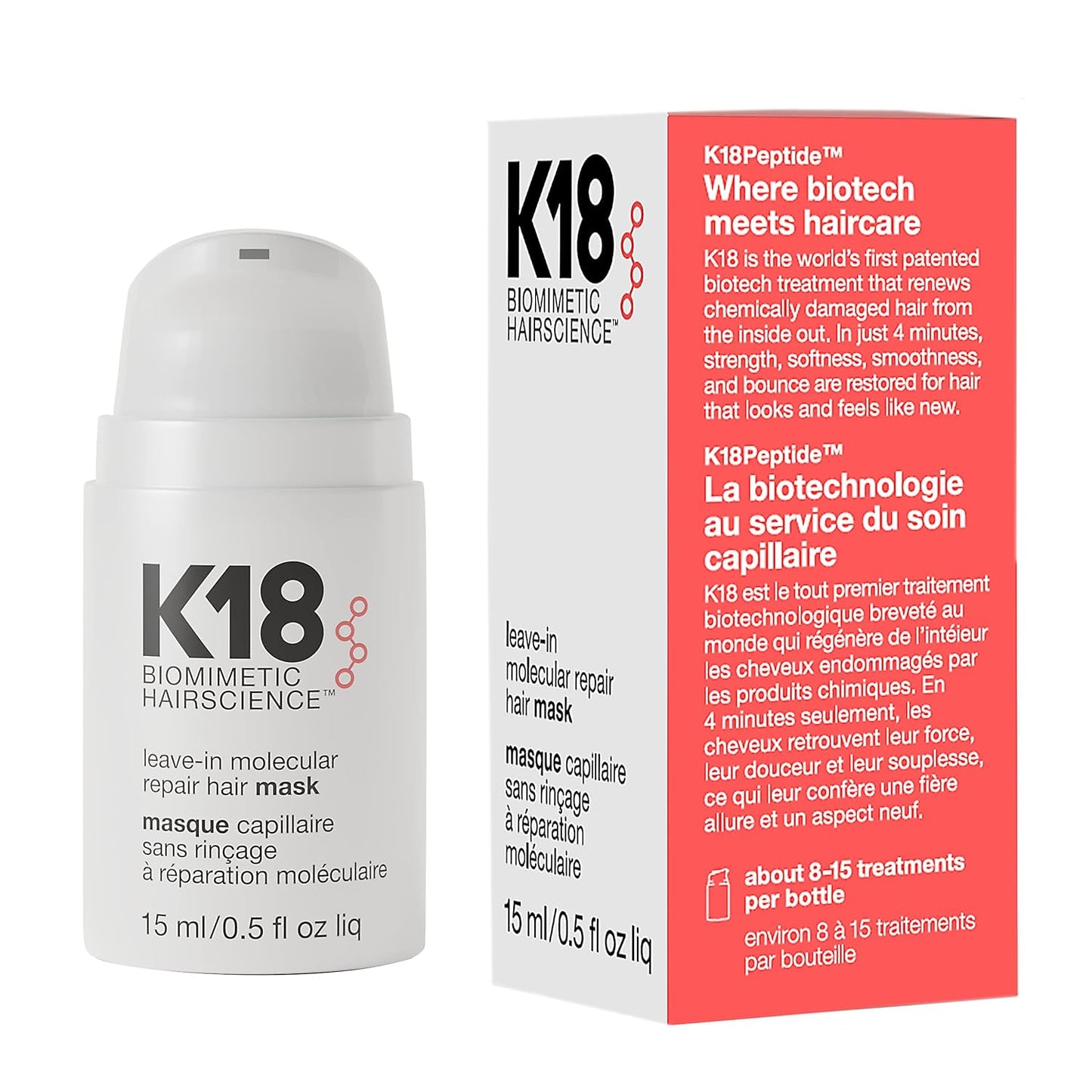 K 18 Leave-In Mască 15 ml