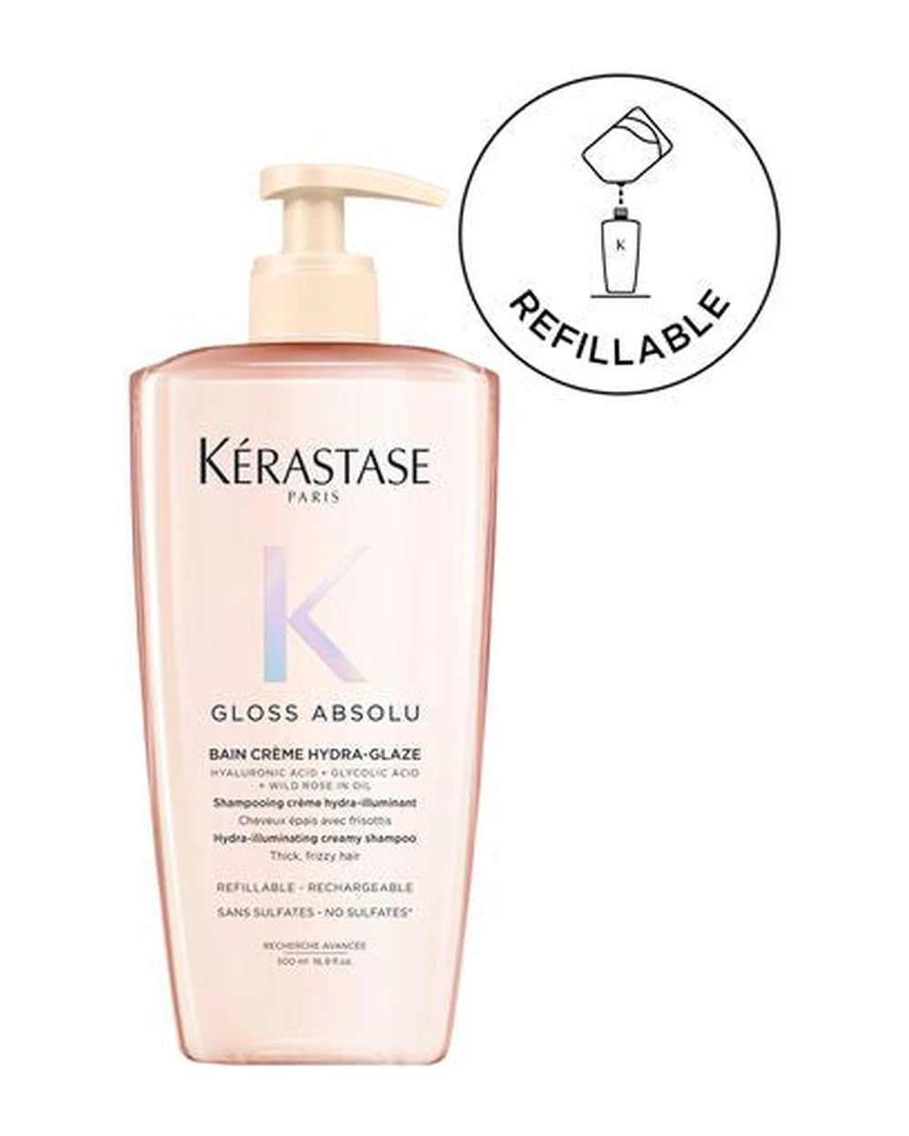 Kérastase Gloss Absolu – Bain Crème Hydra-Glaze Shampoo 500ml