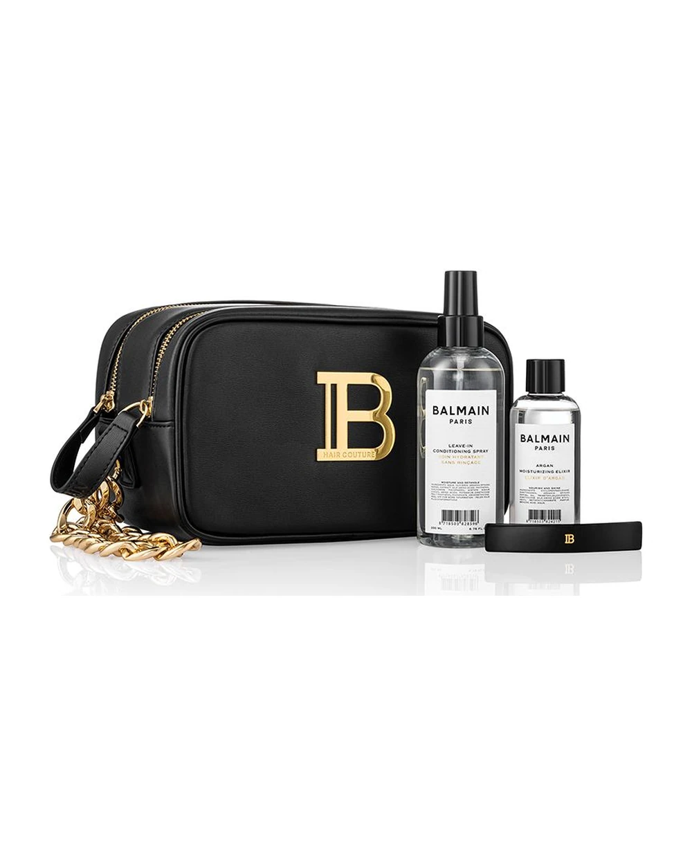 Balmain Toiletry Black Bag