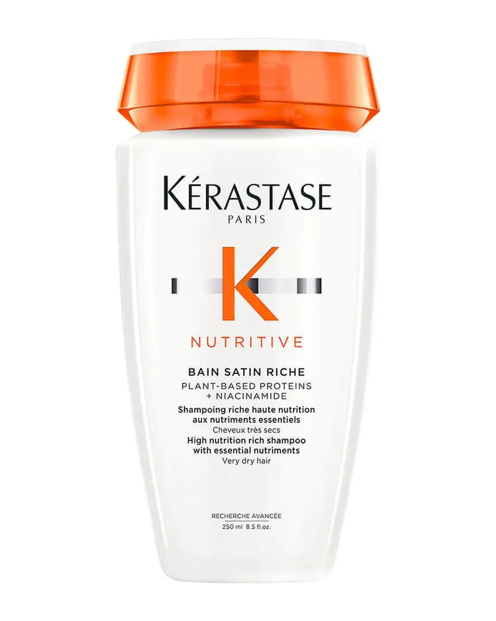 Kérastase Nutritive Bain Satin Riche – Șampon Hidratant pentru Păr Foarte Uscat 250ml