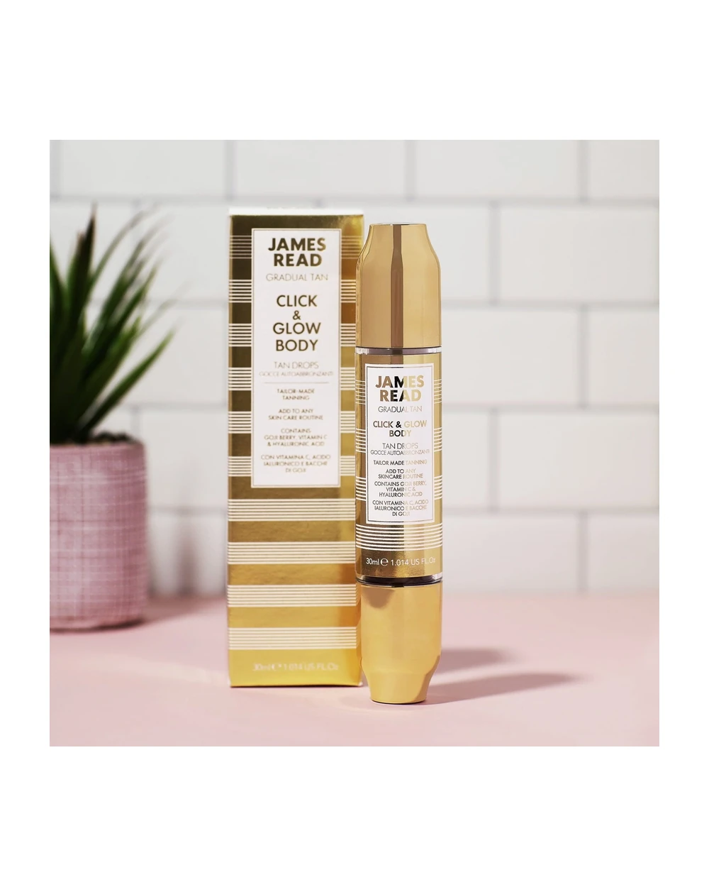 James Read Gradual Tan - Click & Glow Body 30ml