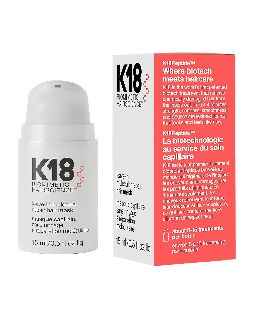 K 18 Leave-In Mască 15 ml