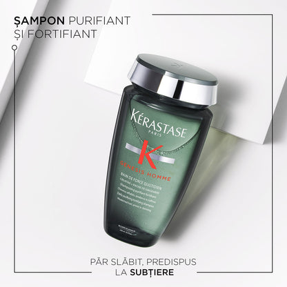 Kerastase Genesis Homme Bain de Force Quotidien - Sampon Purifiant pentru Par Subtire 250ml