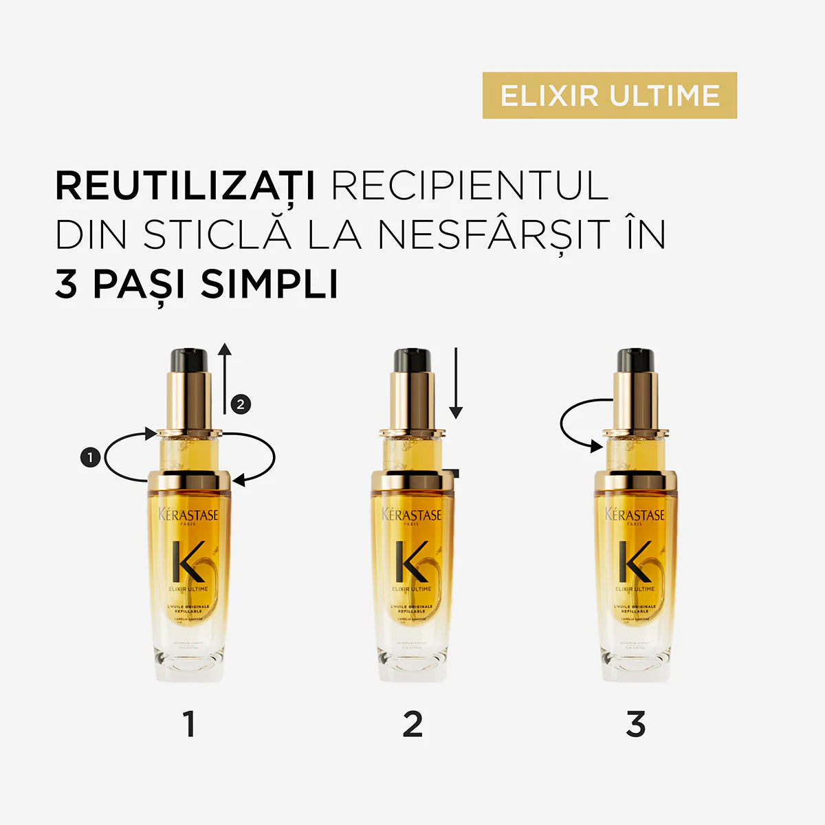 Ulei de Par - Kerastase Elixir Ultime Huile Originale - Rezerva 75ml