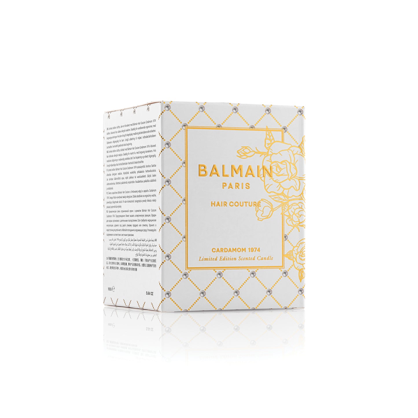 Alege două din produsele esențiale de iarnă Balmain și primești CADOU o lumânare parfumată Balmain în ediție Limitată