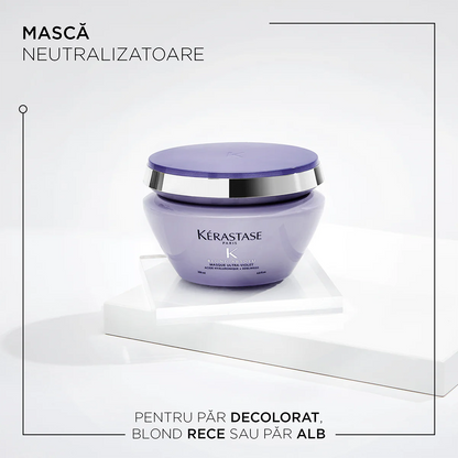 Masca Kerastase - Blond Absolu Masque Ultra-Violet - Pentru Neutralizarea Tonurilor Galbene 200ml