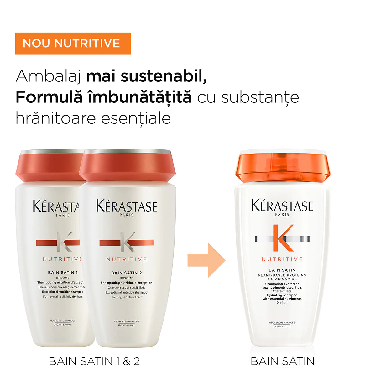 Sampon Hidratant Kérastase - Nutritive Bain Satin 250ml