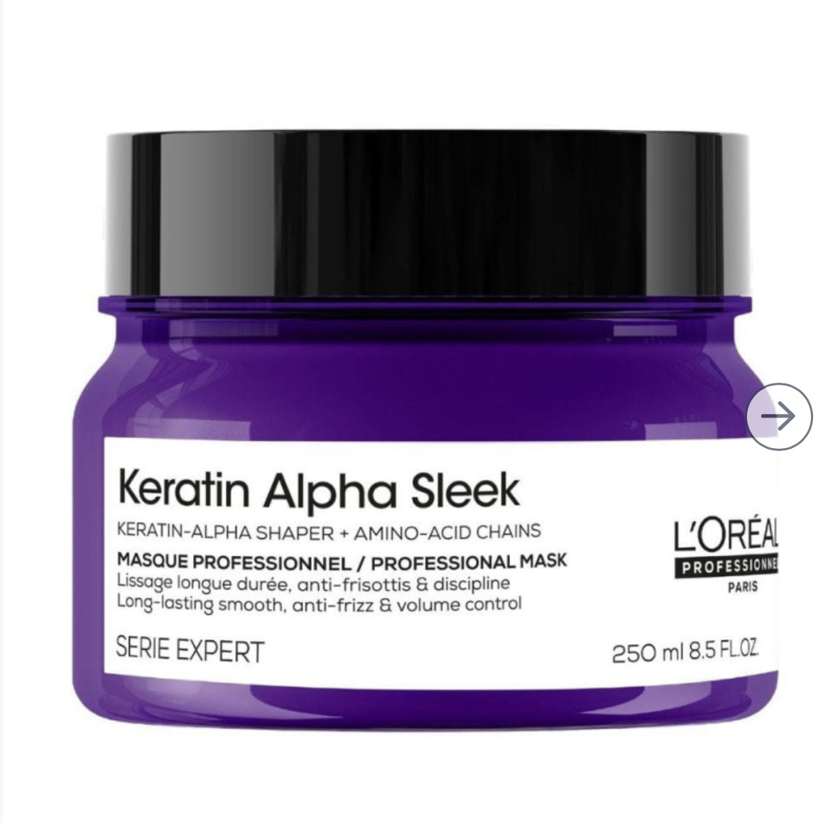 L’Oreal Professionnel Mască 250 ml Keratin Alpha Sleek