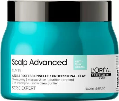 Sampon.Masca L’Oreal Professionnel - SE Scalp Advanced - Shampoo and Mask Professional 2 in 1  500 ml