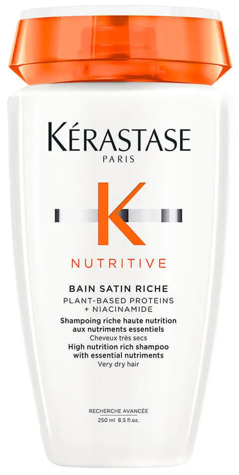 Kérastase Nutritive Bain Satin Riche – Șampon Hidratant pentru Păr Foarte Uscat 250ml