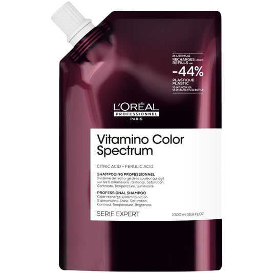 L'Oréal Professionnel Serie Expert – Vitamino Color Spectrum
Șampon Profesional pentru Păr Vopsit (Professional Shampoo) –1000mlRefil