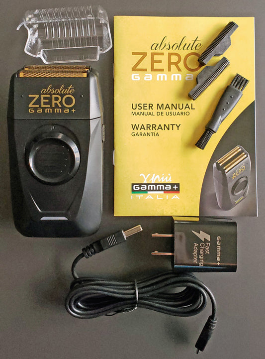 Gamma+ Absolute ZERO – Aparat de Ras Profesional pentru Finisare (Shaver)