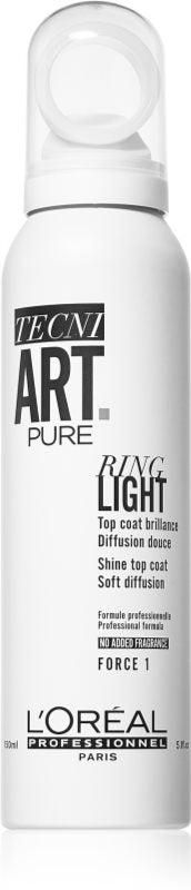 Spuma L'Oreal Professionnel - Tecni.art Pure Ring Light Top Coat Brilliance