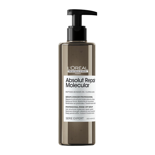 Ser L’Oreal Professionnel - SE Absolut Repair Molecular - Serum Profesional pentru Par Deteriorat, Necesita Clatire 250ml