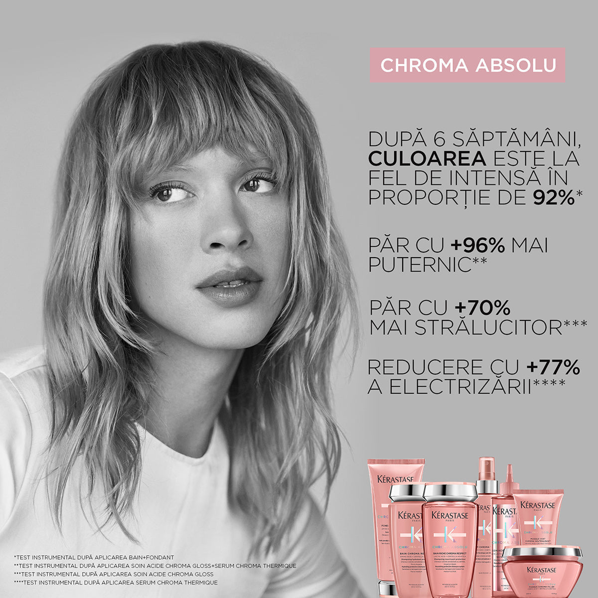 Sampon fără sulfați pentru păr vopsit Kerastase - Chroma Absolu Bain Riche Chroma Respect 250 ml