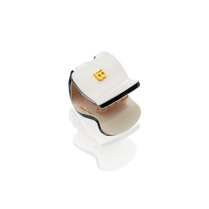 New Balmain Pince à Cheveux Extra Small White/Black