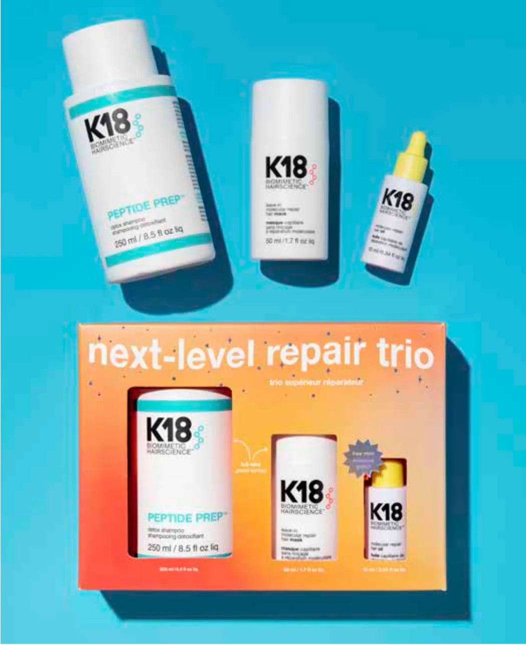 Set K18 -  Next-Level Repair Trio 250/50/10 ml;