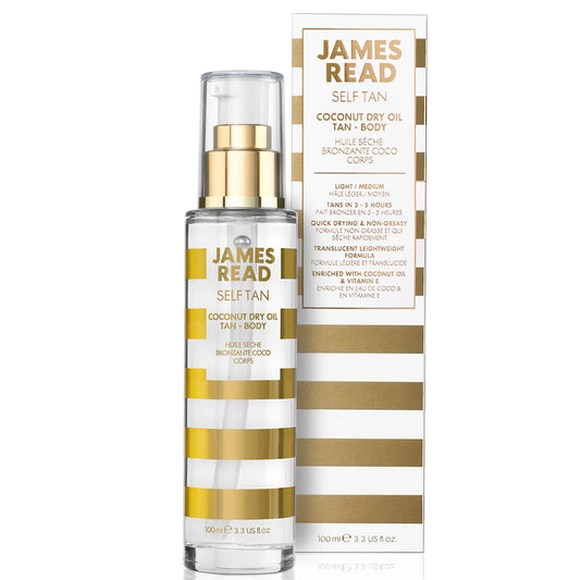 Ulei Autobronzant James Read - Coconut dry oil tan body (self tan) 100ml