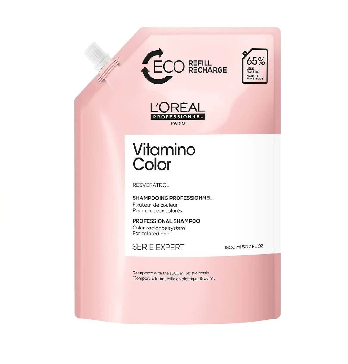 Sampon Vitamino Color L'Oreal - Sampon pentru par vopsit ; Refill- 1500 ml