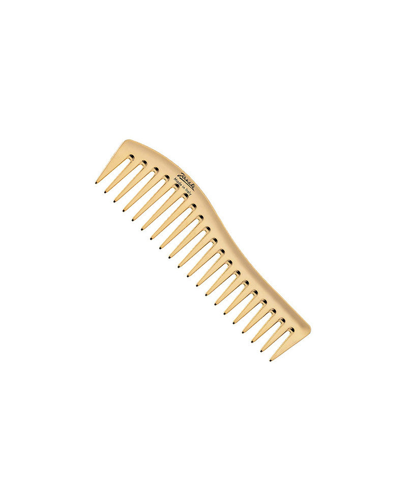 Pieptene Janeke 1830 - Wavy Comb For Gel Application, Color Gold